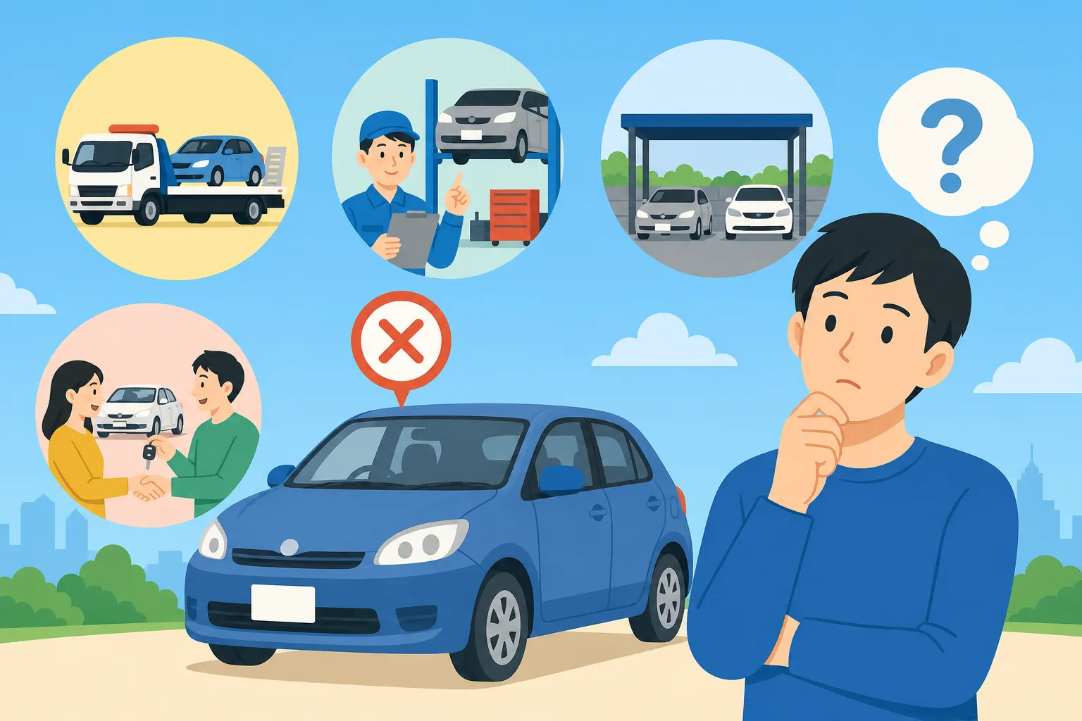 車検切れの車はどうする？罰則と対処法を解説